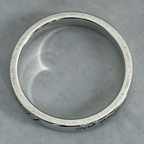 Tiffany & Co. Retired Notes "I Love You" Ring - Sterling Silver - Size 5.5 - Picture 9 of 16